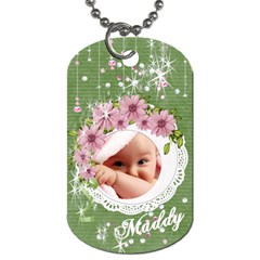 Spring Baby Dog Tag - Dog Tag (One Side)