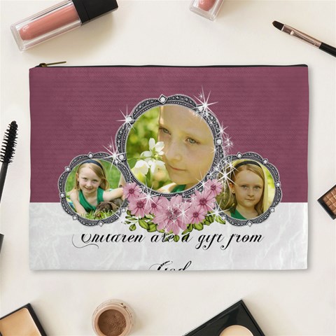 Xl Cosmetic Case Gifts From God By Laurrie Front