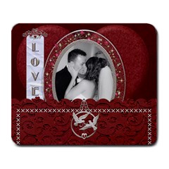 Red Hot Love Mousepad - Large Mousepad