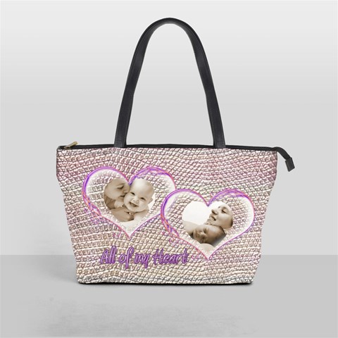Irredescent Snakeskin All Of My Heart Classic Shoulder Bag By Catvinnat Front