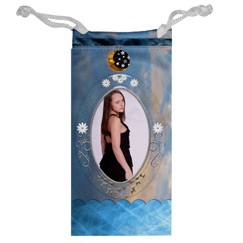 Moon And Stars Jewelry/glasses Case By Lil Back