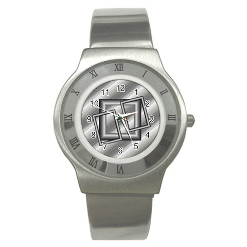 Grey Sports Watch By Daniela Front