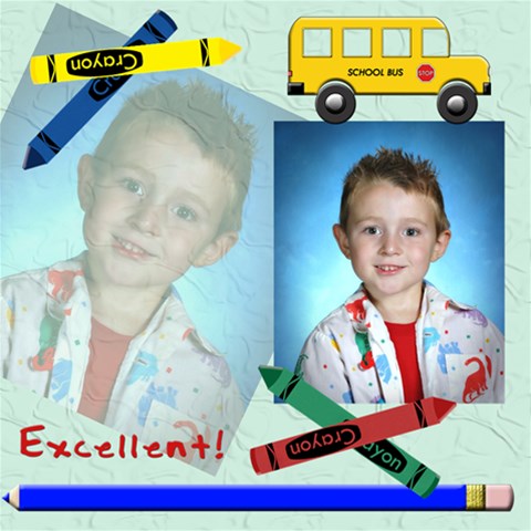 School Days Scrapbook Pages 12x12 By Chere s Creations 12 x12  Scrapbook Page - 5