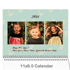 2011Calender - Wall Calendar 11  x 8.5  (12-Months)