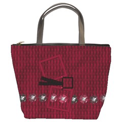 Fuschia Ruckus Bucket Bag