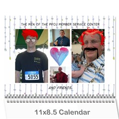 pfcu calendar - Wall Calendar 11  x 8.5  (12-Months)
