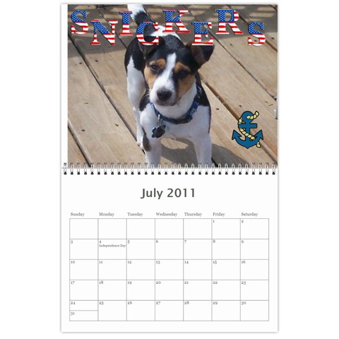 Daisy Calendar By Dianna Cook Jul 2011