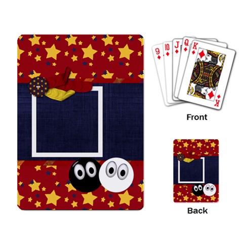 Primary Cardboard Playing Cards 1 By Lisa Minor Back