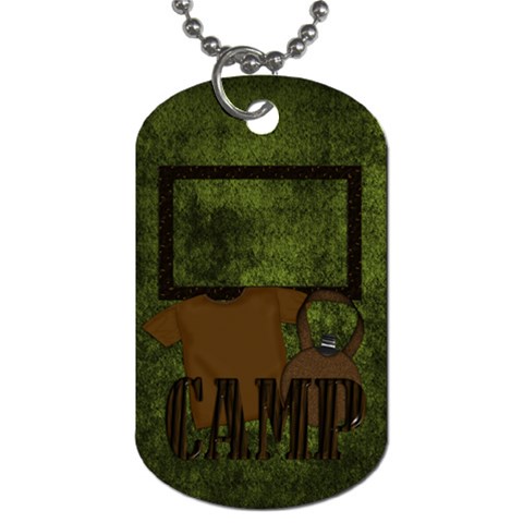Camp Nono Dog Tag 1 By Lisa Minor Front