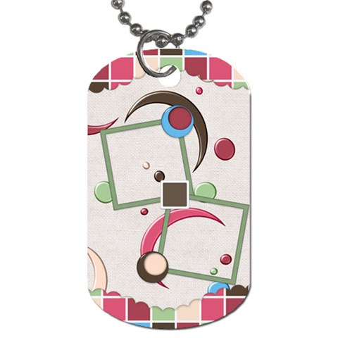 Bloop Bleep Dog Tag 1 By Lisa Minor Front