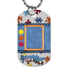 Silly Summer Fun Dog Tag 1 - Dog Tag (One Side)