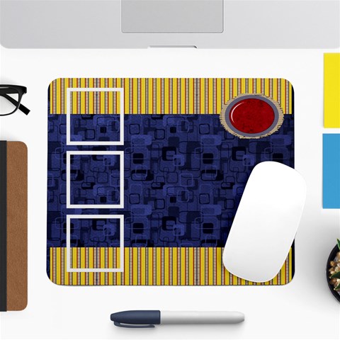 Primary Cardboard Mousepad 1 By Lisa Minor Front