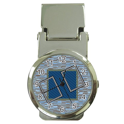 Blue Clip Watch By Daniela Front