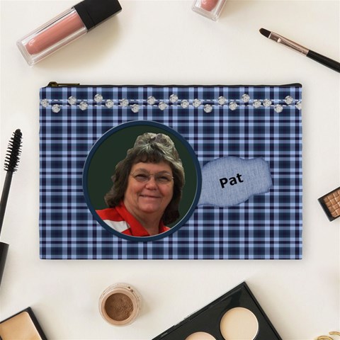 Lg Cos Bag Navy Plaid For Pat Dec 2010 By Lyn Clarke Front