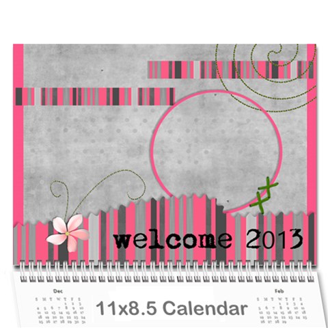 Calendar 12 Mos  / Happy New Year By Angel Cover