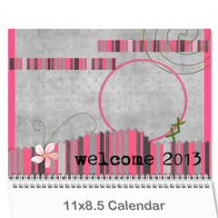 calendar 12 mos. / happy new year - Wall Calendar 11  x 8.5  (12-Months)