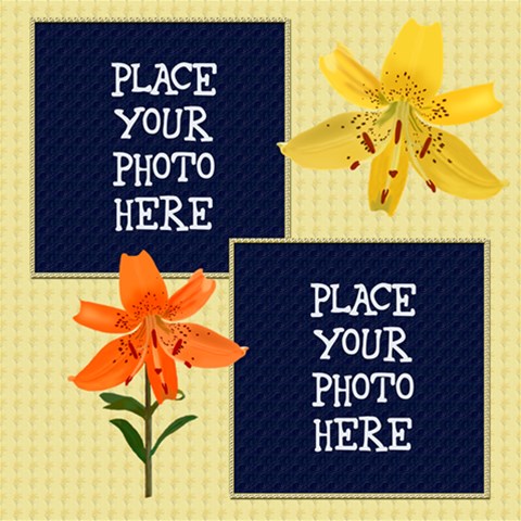 Lilies 12x12 By Chere s Creations 12 x12  Scrapbook Page - 12