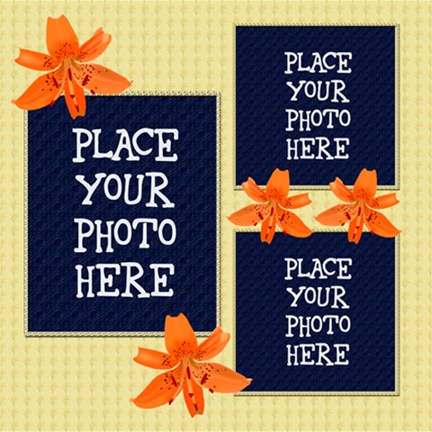 Lilies 12x12 By Chere s Creations 12 x12  Scrapbook Page - 8