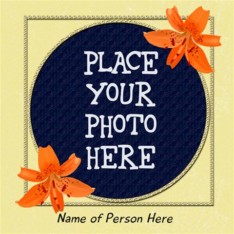 Lilies 8x8 By Chere s Creations 8 x8  Scrapbook Page - 1