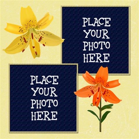 Lilies 8x8 By Chere s Creations 8 x8  Scrapbook Page - 13