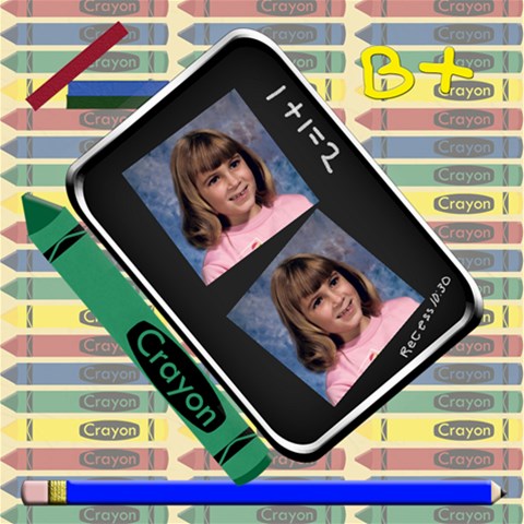 School Days 8x8 By Chere s Creations 8 x8  Scrapbook Page - 7