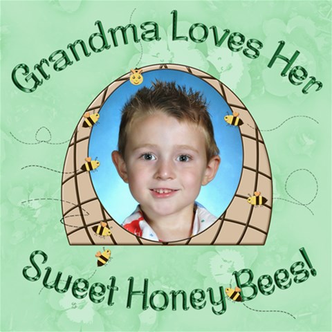 Grandma s Loves Her Sweet Honey Bees 8x8 By Chere s Creations 8 x8  Scrapbook Page - 1