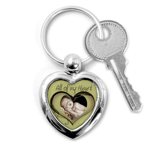 All Of My Heart Keyring By Catvinnat Front