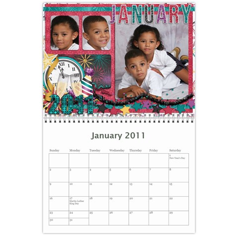 2011 Calendar By Sheila Irish Jan 2011