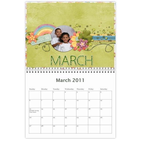 2011 Calendar By Sheila Irish Mar 2011