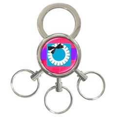 3-Ring Key Chain