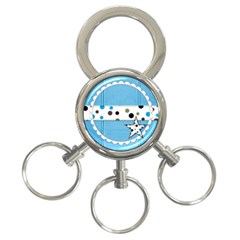 3-Ring Key Chain