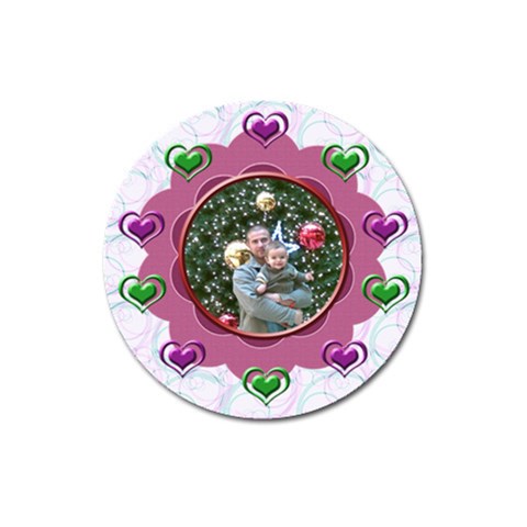 Hearts Magnet By Daniela Front