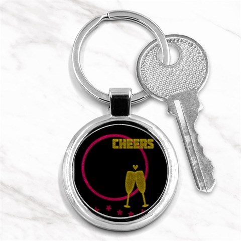 Cheers Pink And Gold Front