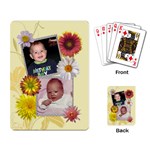 Pretty Floral Playing Cards - Playing Cards Single Design (Rectangle)