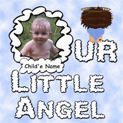 Our Little Angel Boy Scrapbook Pages 8x8 - ScrapBook Page 8  x 8 
