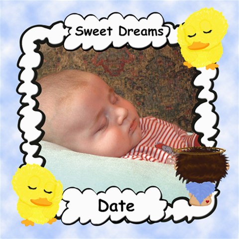 Our Little Angel Boy Scrapbook Pages 8x8 By Chere s Creations 8 x8  Scrapbook Page - 8