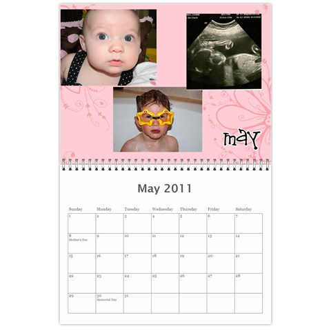 Mema Calendar By Harmony May 2011