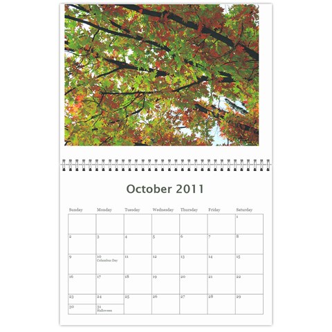 Calendar!!!!! By Melina Oct 2011