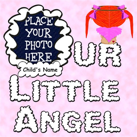 Our Little Angel Girl Scrapbook Pages 12x12 By Chere s Creations 12 x12  Scrapbook Page - 1