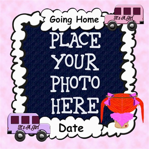 Our Little Angel Girl Scrapebook Pages 8x8 By Chere s Creations 8 x8  Scrapbook Page - 4