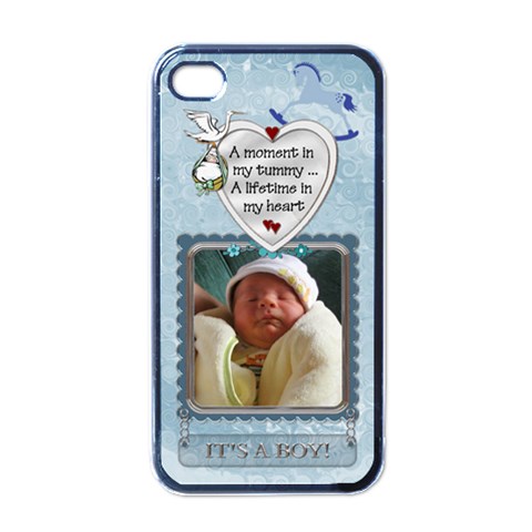 It s A Boy Apple Iphone Case By Lil Front