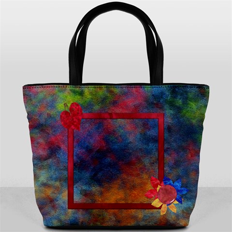 Tye Dyed Bucket Bag 1 By Lisa Minor Front