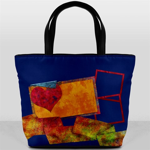 Tye Dyed Bucket Bag 1 By Lisa Minor Back