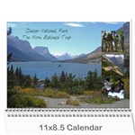 Glacier Ruth - Wall Calendar 11  x 8.5  (12-Months)