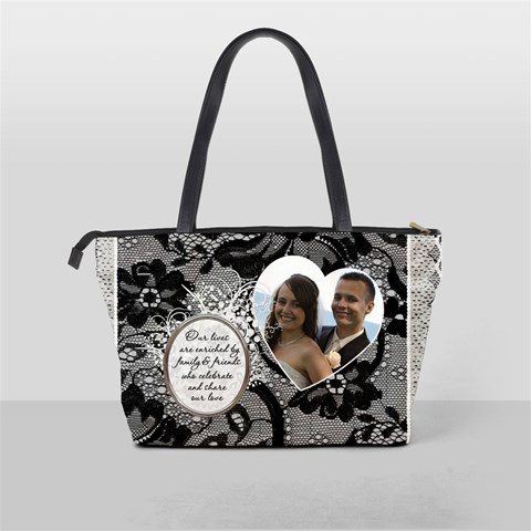 Maid Of Honor Black Lace Handbag (american English Spelling) By Lil Back