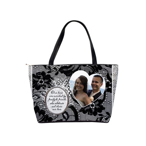 Maid Of Honor Black Lace Handbag (american English Spelling) By Lil Back