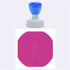 Breast Cancer Stamp - Rubber Stamp Round (Large)