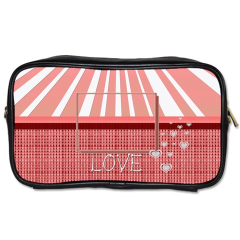 Love Toiletries Bag By Daniela Front