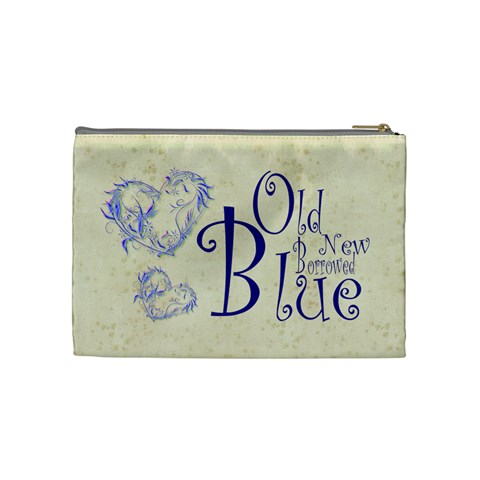 Just Married Medium Cosmetic Bag By Catvinnat Back