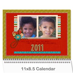 2011 Calendar - Wall Calendar 11  x 8.5  (12-Months)